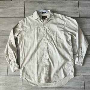 Ralph Lauren Cotton Striped Button up Shirt Size 15.5 -> 32/33